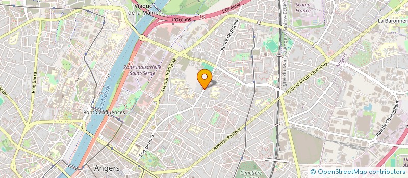 localisation de l'entreprise EALS à ANGERS