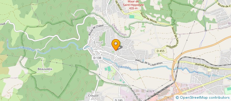 localisation de l'entreprise EAM CAP GESTION  VOLVIC