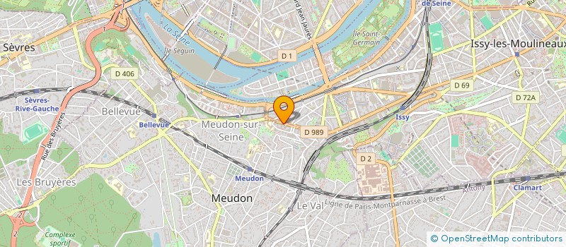localisation de l'entreprise EAM CONSEIL à MEUDON