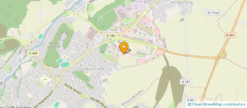 localisation de l'entreprise EAM MOTORS à BRUAY-LA-BUISSIERE
