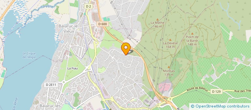 localisation de l'entreprise EAM QWAN KI DO DE BALARUC LES BAINS  BALARUC-LES-BAINS