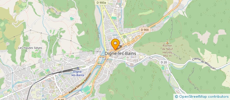 localisation de l'entreprise EAMLRC à DIGNE-LES-BAINS