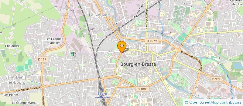 localisation de l'entreprise EAMS 3 à BOURG-EN-BRESSE