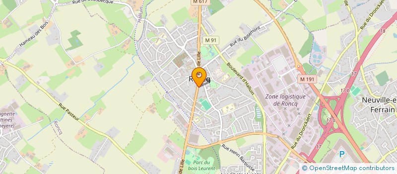 localisation de l'entreprise EAN à RONCQ