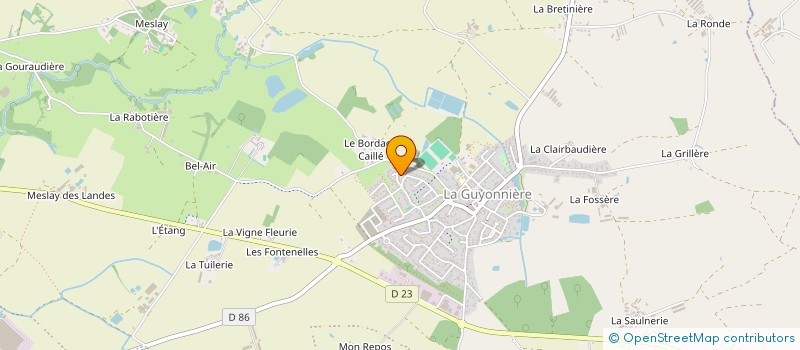 localisation de l'entreprise EANA à MONTAIGU-VENDEE