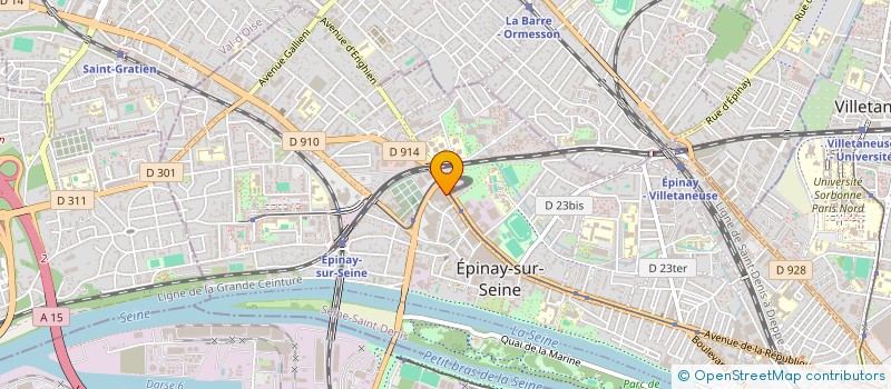 localisation de l'entreprise EANOV SCHOOL à EPINAY-SUR-SEINE