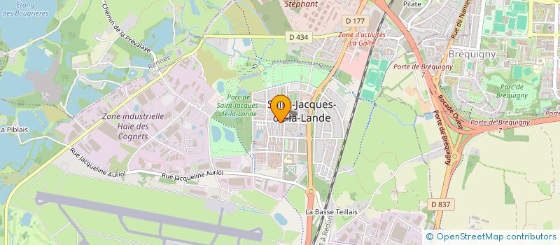 localisation de l'entreprise EAO INVEST à SAINT-JACQUES-DE-LA-LANDE