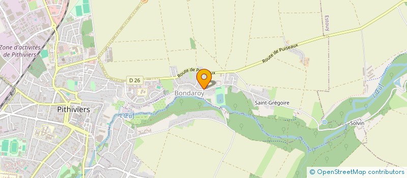 localisation de l'entreprise EAOC à BONDAROY