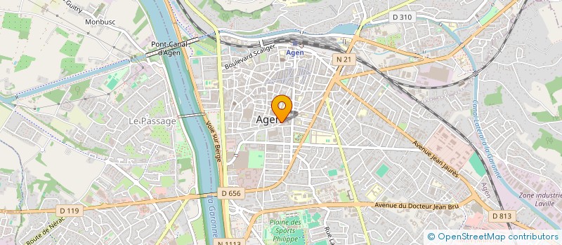 localisation de l'entreprise EAP  AGEN