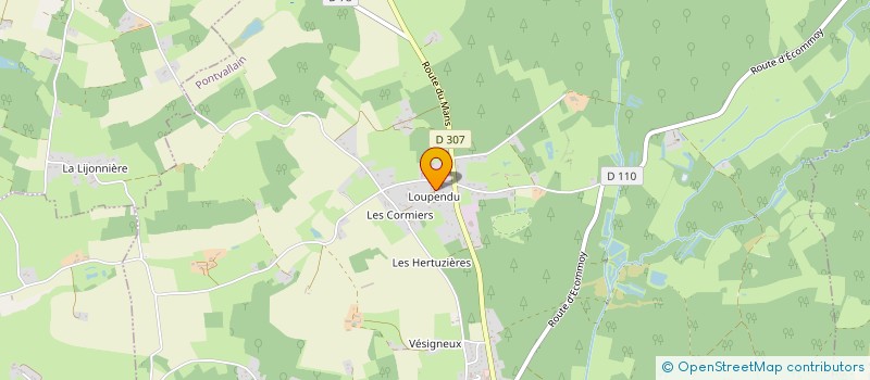 localisation de l'entreprise EAPS à PONTVALLAIN