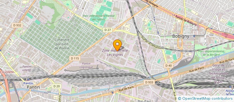 localisation de l'entreprise EAQUE  BOBIGNY