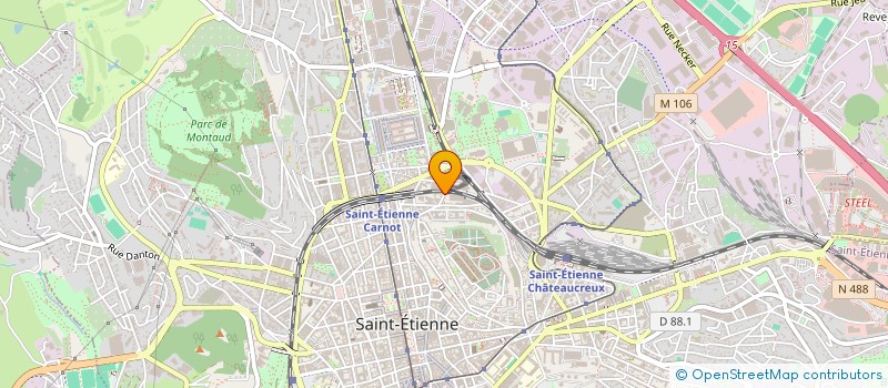 localisation de l'entreprise EAR 42  SAINT-ETIENNE