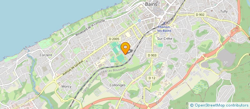 localisation de l'entreprise EAR SERVICE à THONON-LES-BAINS