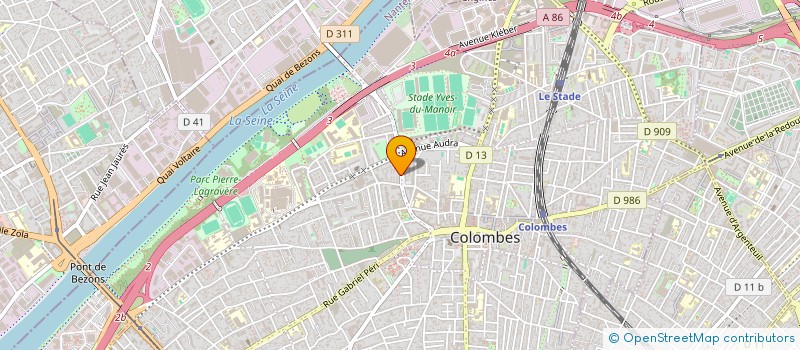 localisation de l'entreprise EARCONNECT  COLOMBES