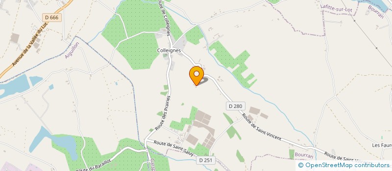 localisation de l'entreprise EARL 2000 à BOURRAN