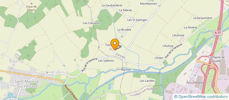 localisation de l'entreprise EARL 3 COURS D'EAU à PANNES