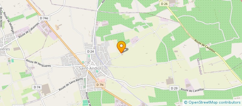 localisation de l'entreprise EARL 3 D à SAINT-ANDIOL