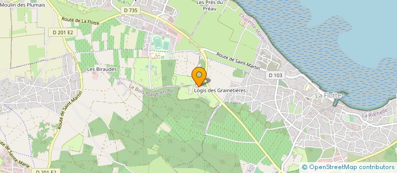 localisation de l'entreprise EARL 3B à LA FLOTTE
