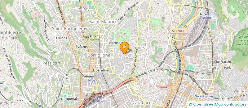 localisation de l'entreprise EARL  NICE