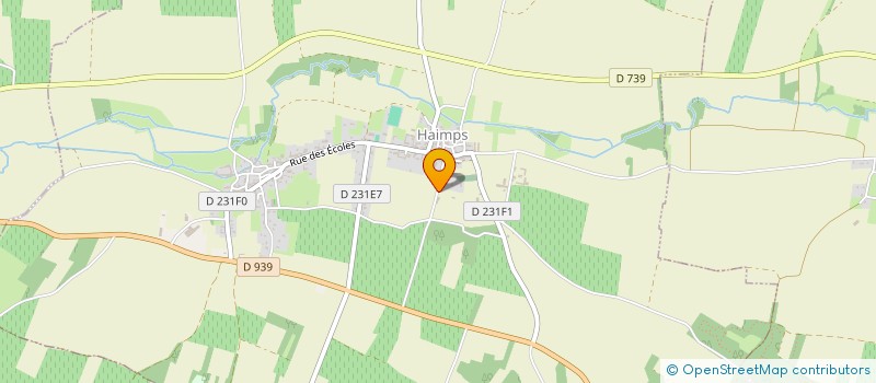 localisation de l'entreprise EARL A JAMES  HAIMPS