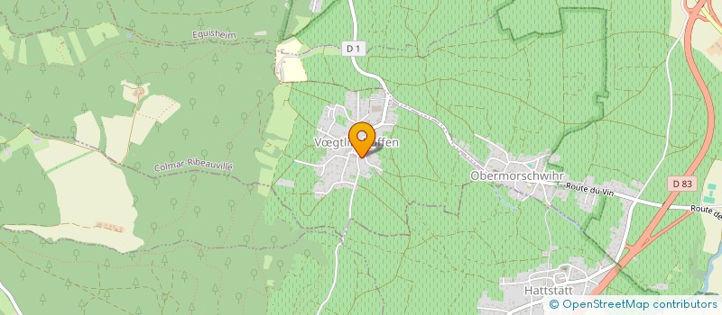 localisation de l'entreprise EARL A.L. BAUR  VGTLINSHOFFEN