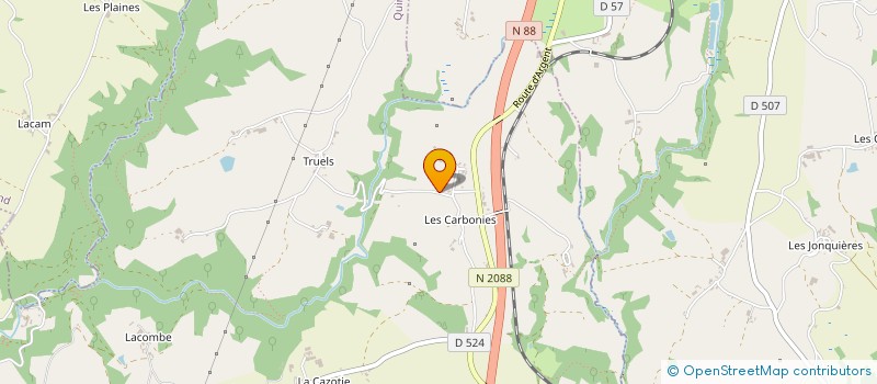 localisation de l'entreprise EARL A.T. RANCH  QUINS