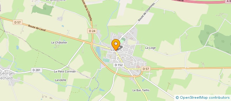 localisation de l'entreprise EARL ABAFFOUR DE L ECORCE  VAIGES