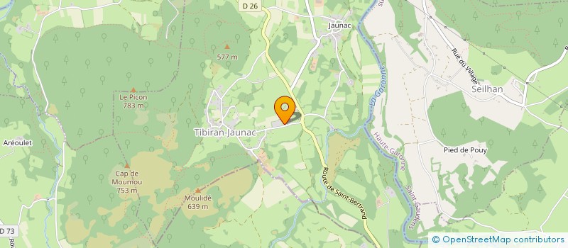 localisation de l'entreprise EARL ABEILLE  TIBIRAN-JAUNAC