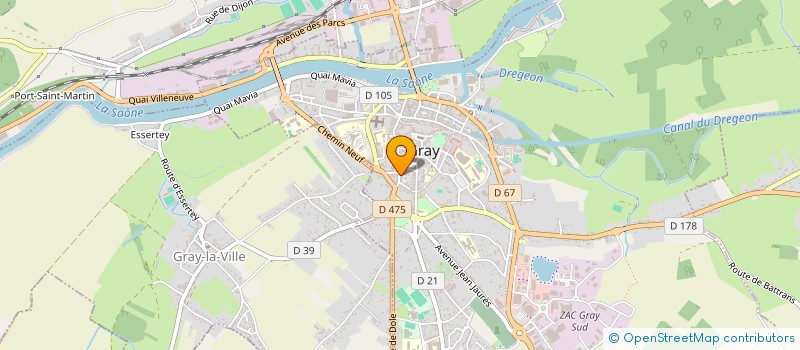 localisation de l'entreprise EARL ABN  BOUHANS-ET-FEURG