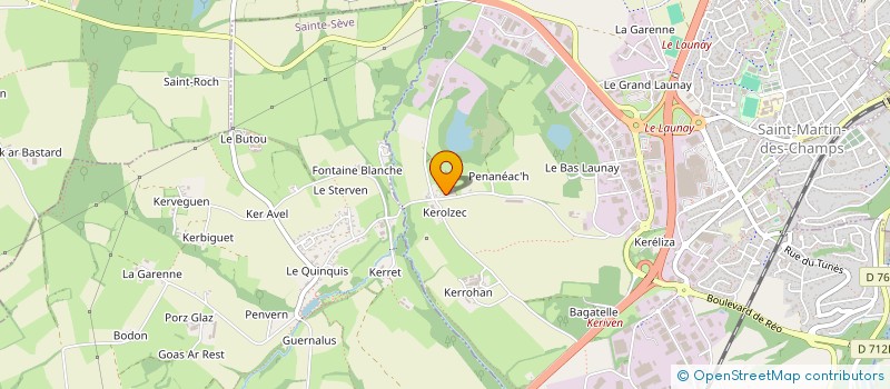 localisation de l'entreprise EARL ABOMNES  SAINT-MARTIN-DES-CHAMPS