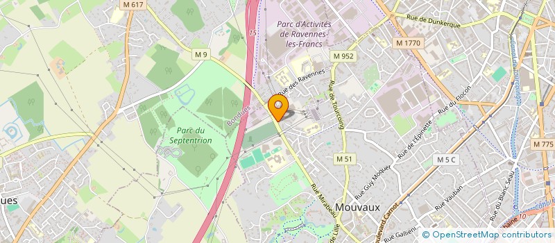 localisation de l'entreprise EARL ACQUETTE à MOUVAUX