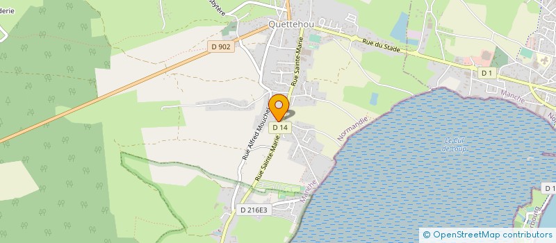 localisation de l'entreprise EARL ACTIMER à QUETTEHOU