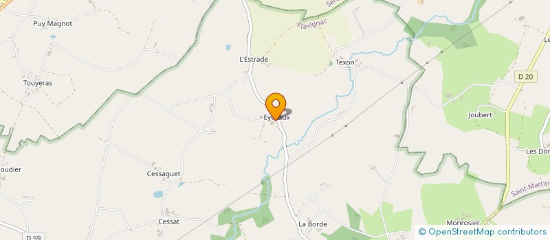localisation de l'entreprise EARL ADAM à FLAVIGNAC