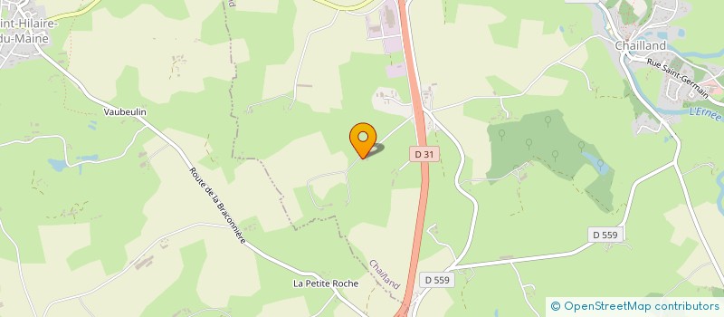 localisation de l'entreprise EARL AGLAEE  CHAILLAND