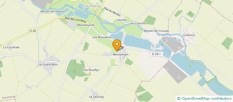 localisation de l'entreprise EARL AGRI G.B. à SAUMERAY