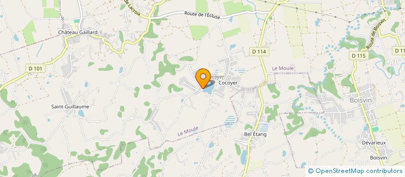 localisation de l'entreprise EARL AGRI J4 ET ASSOCIES à LE MOULE