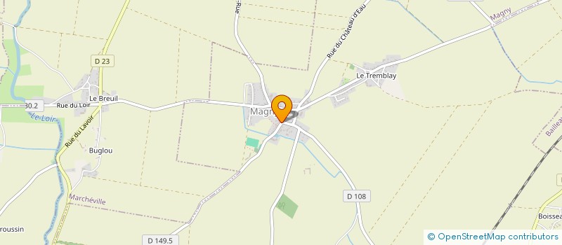 localisation de l'entreprise EARL AGRI NOR 28 à MAGNY