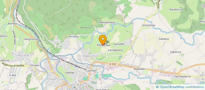 localisation de l'entreprise EARL AINTZINIA à GAMARTHE