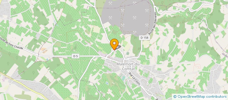 localisation de l'entreprise EARL AIRE VIEILLE à MALEMORT-DU-COMTAT