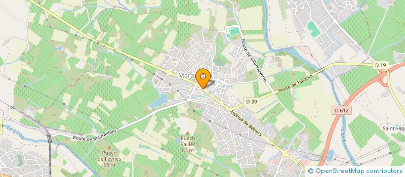 localisation de l'entreprise EARL ALADIN  MARAUSSAN