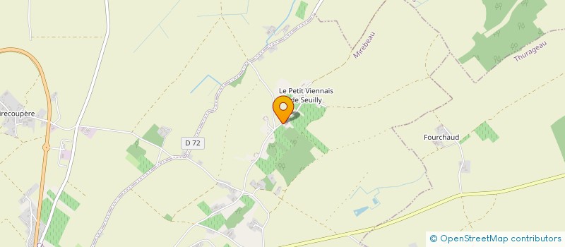 localisation de l'entreprise EARL ALAIN BOURDIER à MIREBEAU