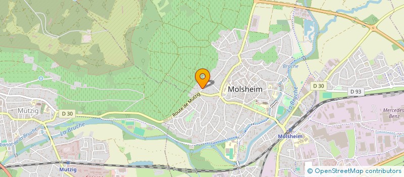 localisation de l'entreprise EARL ALAIN KLINGENFUS  MOLSHEIM