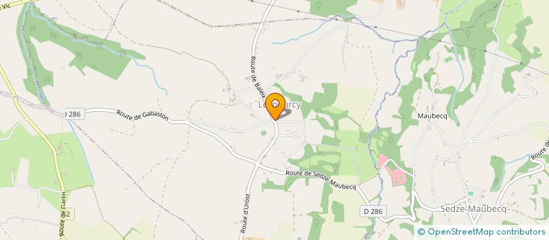 localisation de l'entreprise EARL ALBAN LABAN  SEDZE-MAUBECQ