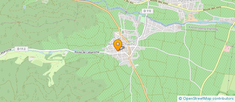 localisation de l'entreprise EARL ALBERT BOHN ET FILS  AMMERSCHWIHR