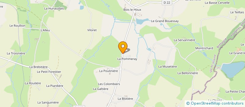 localisation de l'entreprise EARL ALCT  LUITRE-DOMPIERRE