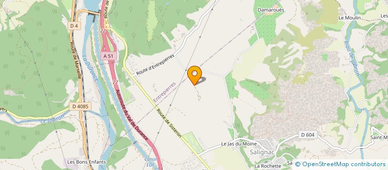 localisation de l'entreprise EARL ALDEMON  SALIGNAC