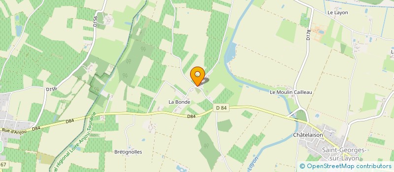 localisation de l'entreprise EARL ALEXIS HILAIRE BODY à DOUE-EN-ANJOU