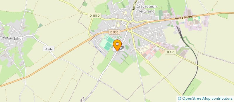 localisation de l'entreprise EARL ALIDOR  CREVECUR-LE-GRAND