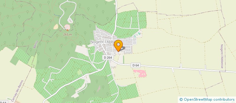 localisation de l'entreprise EARL ALINE OUDIN  NOGENT-L'ABBESSE