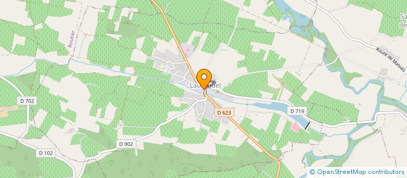 localisation de l'entreprise EARL ALINS JEAN MARIE  MALRAS